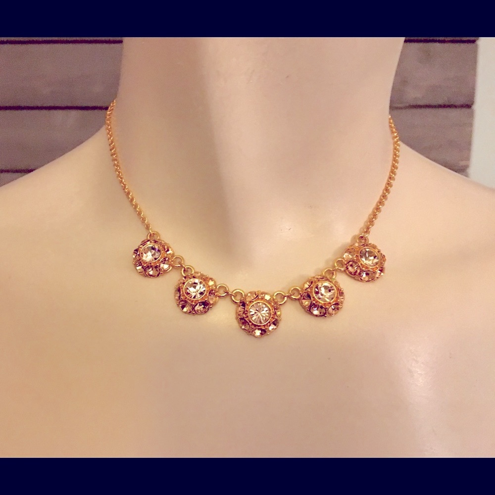 Kate Spade♠️Putting on the Ritz Crystal Necklace NWT